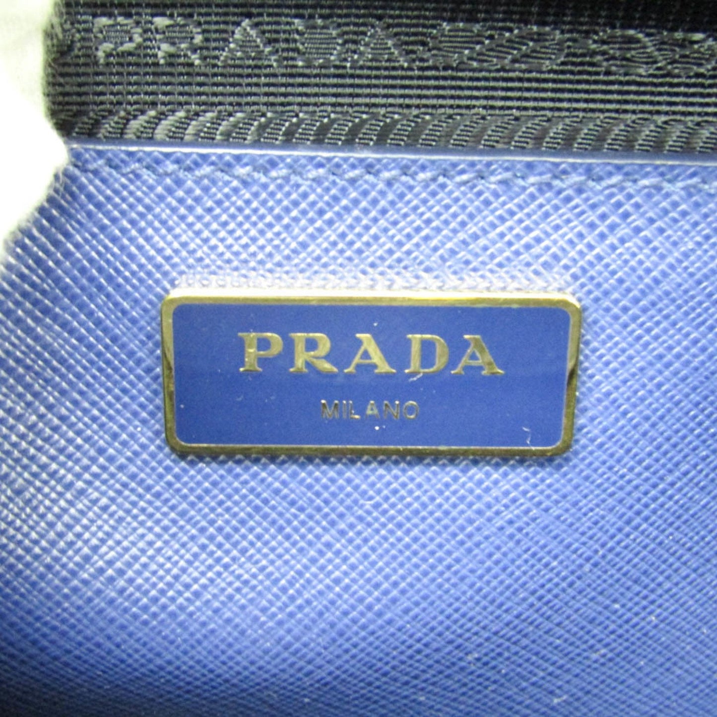 PRADA BN2558 Women's Saffiano Lux Handbag,Shoulder Bag Bluette