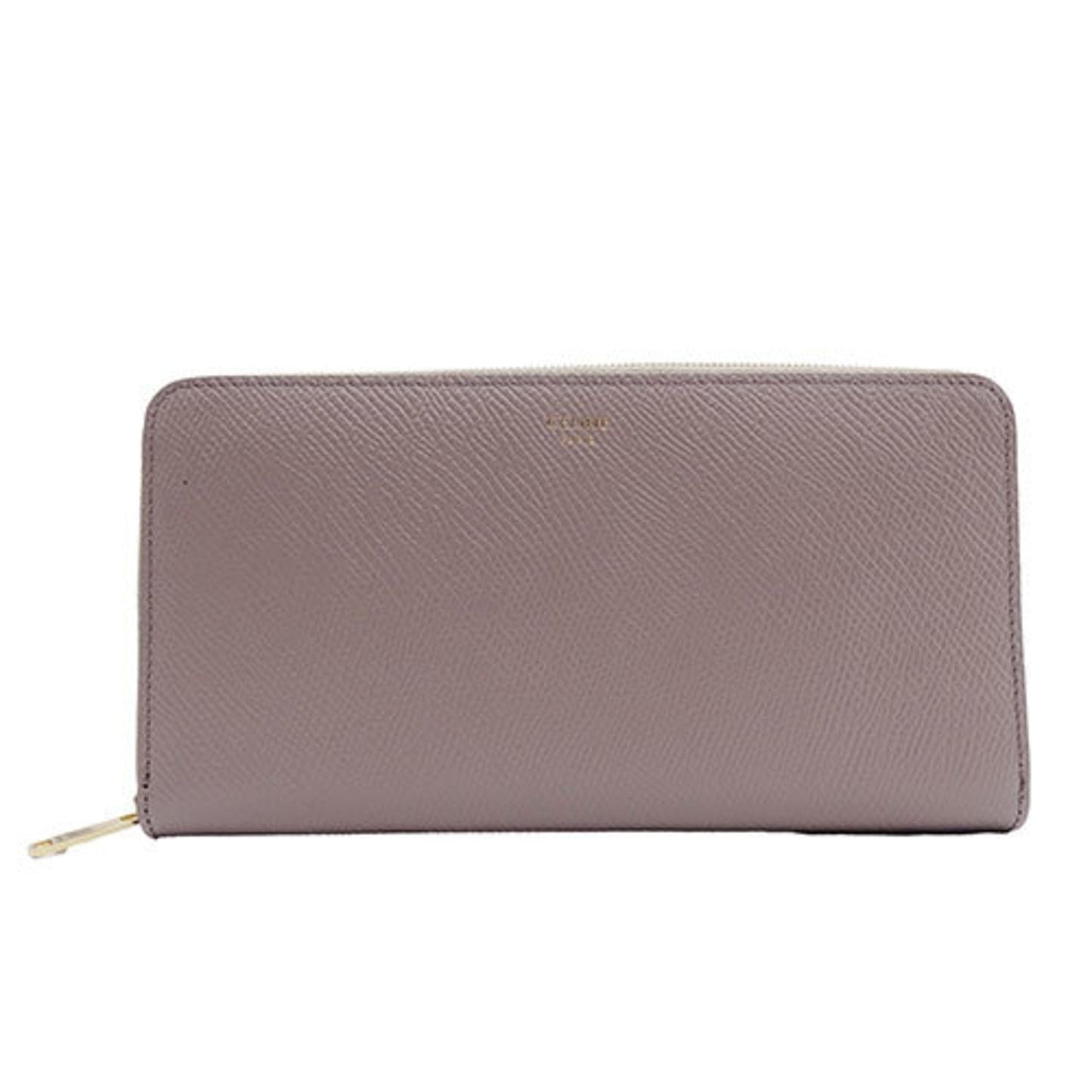 Celine wallet ladies' long leather large zip multifunction graige round