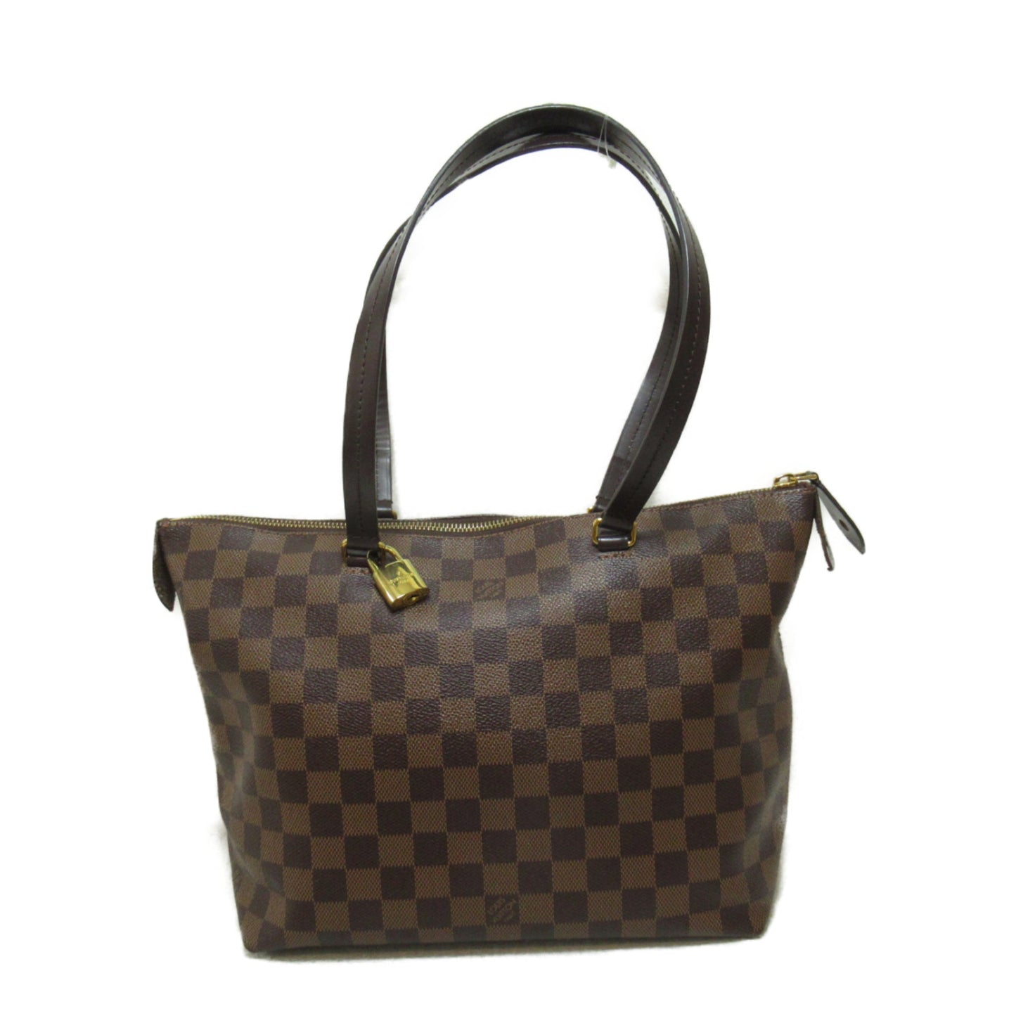 LOUIS VUITTON Jena PM Tote Bag Brown Ebene Damier PVC coated canvas N41012