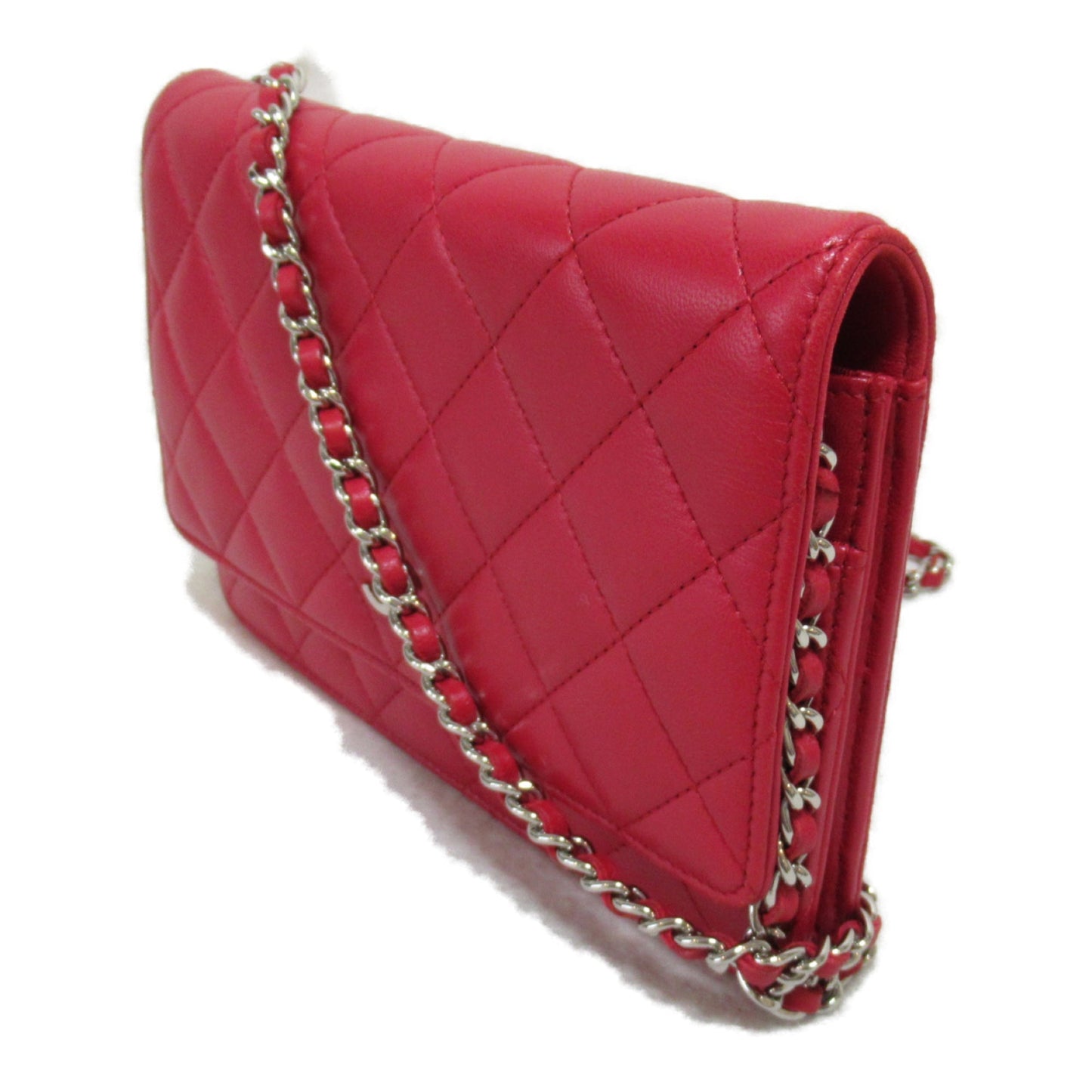 CHANEL Chain wallet Shoulder Bag Pink Lambskin [sheep leather]