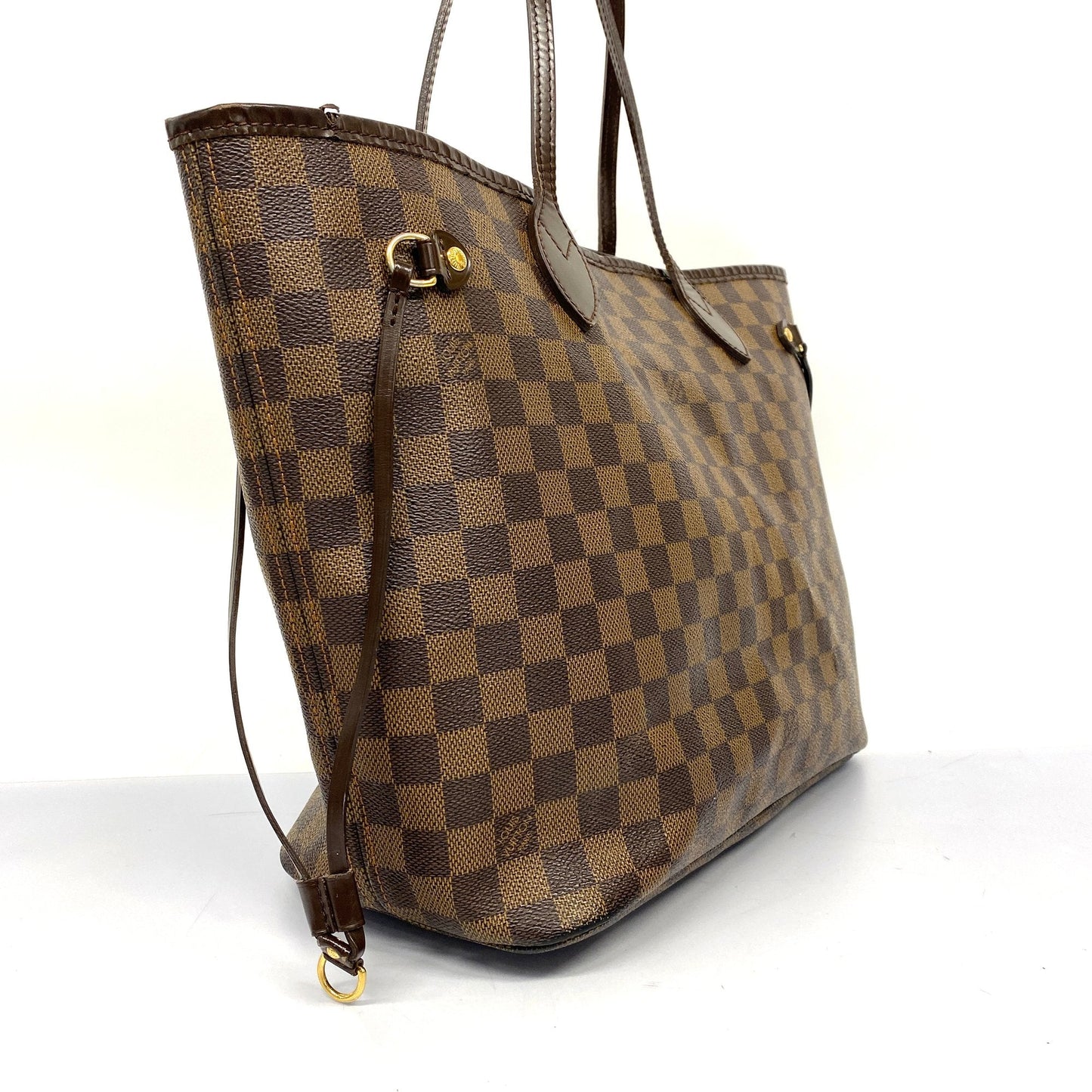 LOUIS VUITTON Auth  Damier Neverfull MM N51105 Women's Tote Bag