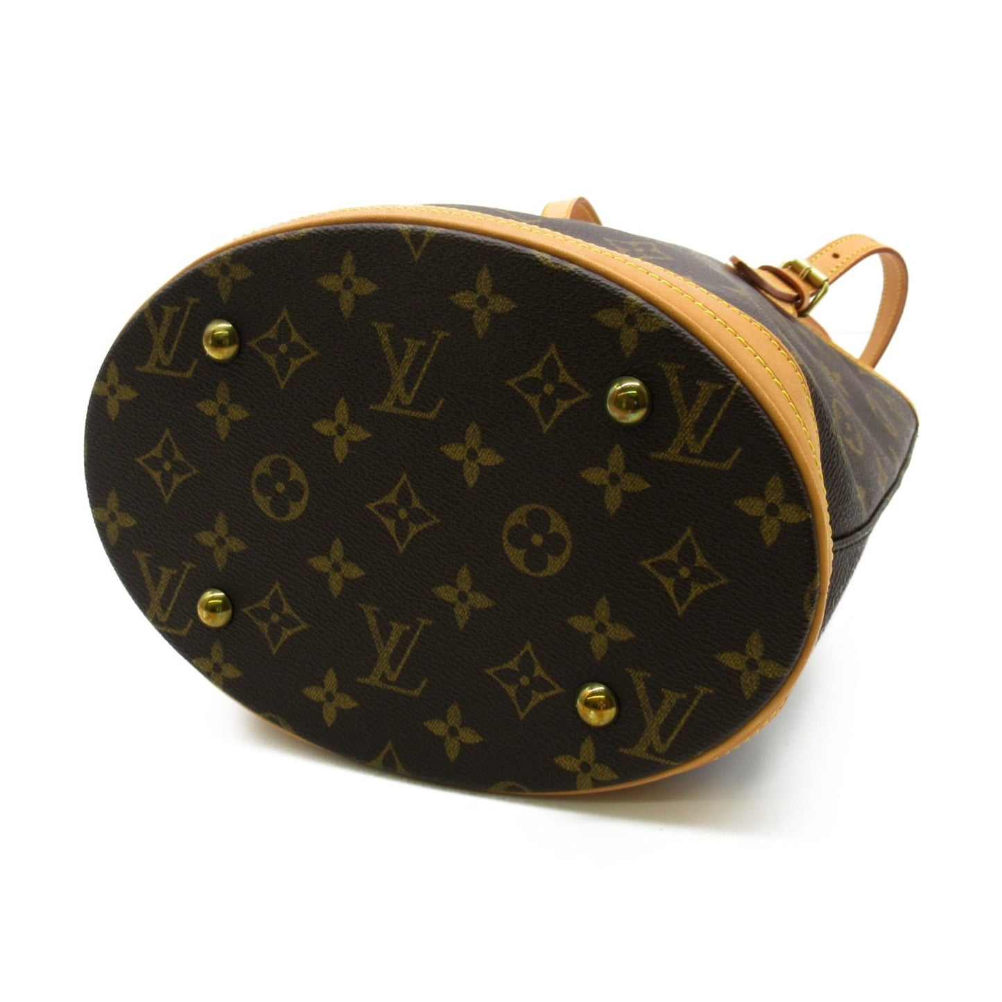 LOUIS VUITTON Bucket 23 Tote Bag Brown Monogram PVC coated canvas M42238