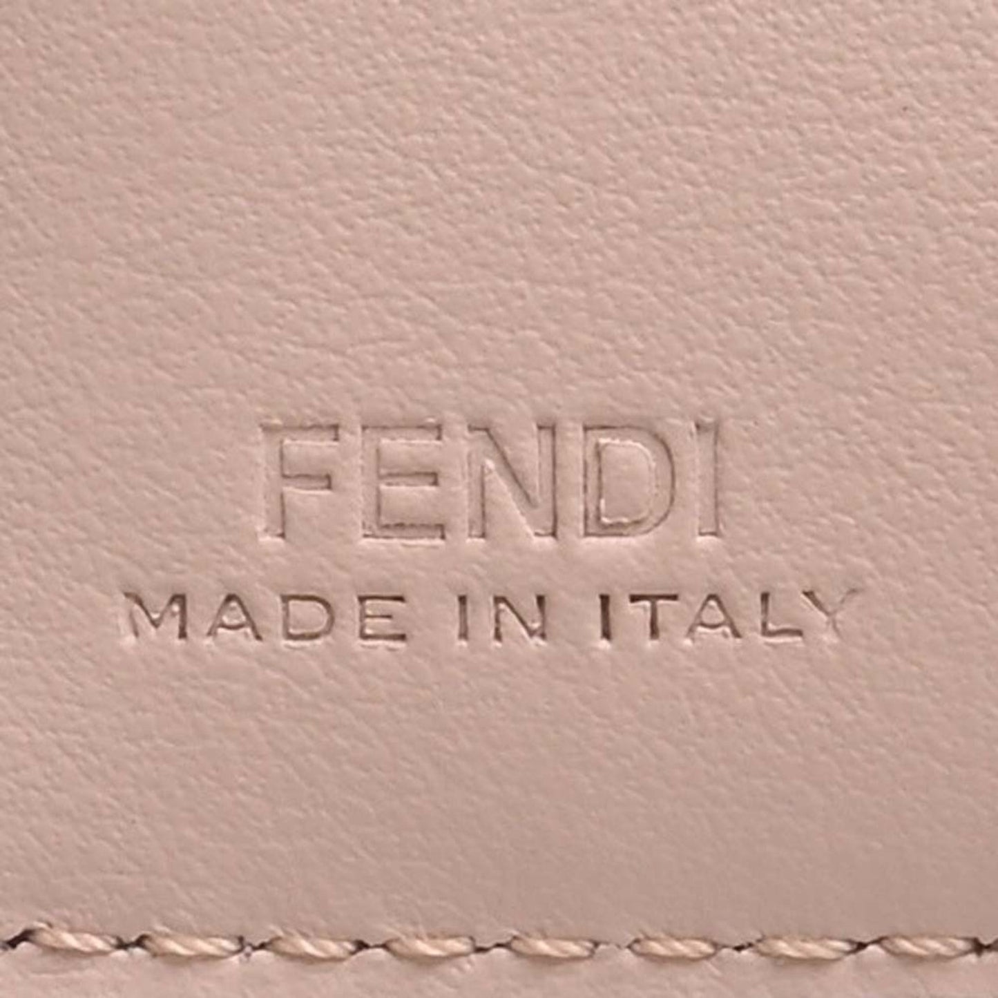 FENDI leather bifold wallet 8M0420 pink ladies