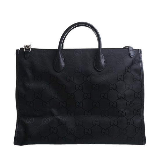 GUCCI Off The Grid GG Nylon Tote Bag 630353 Black Women's