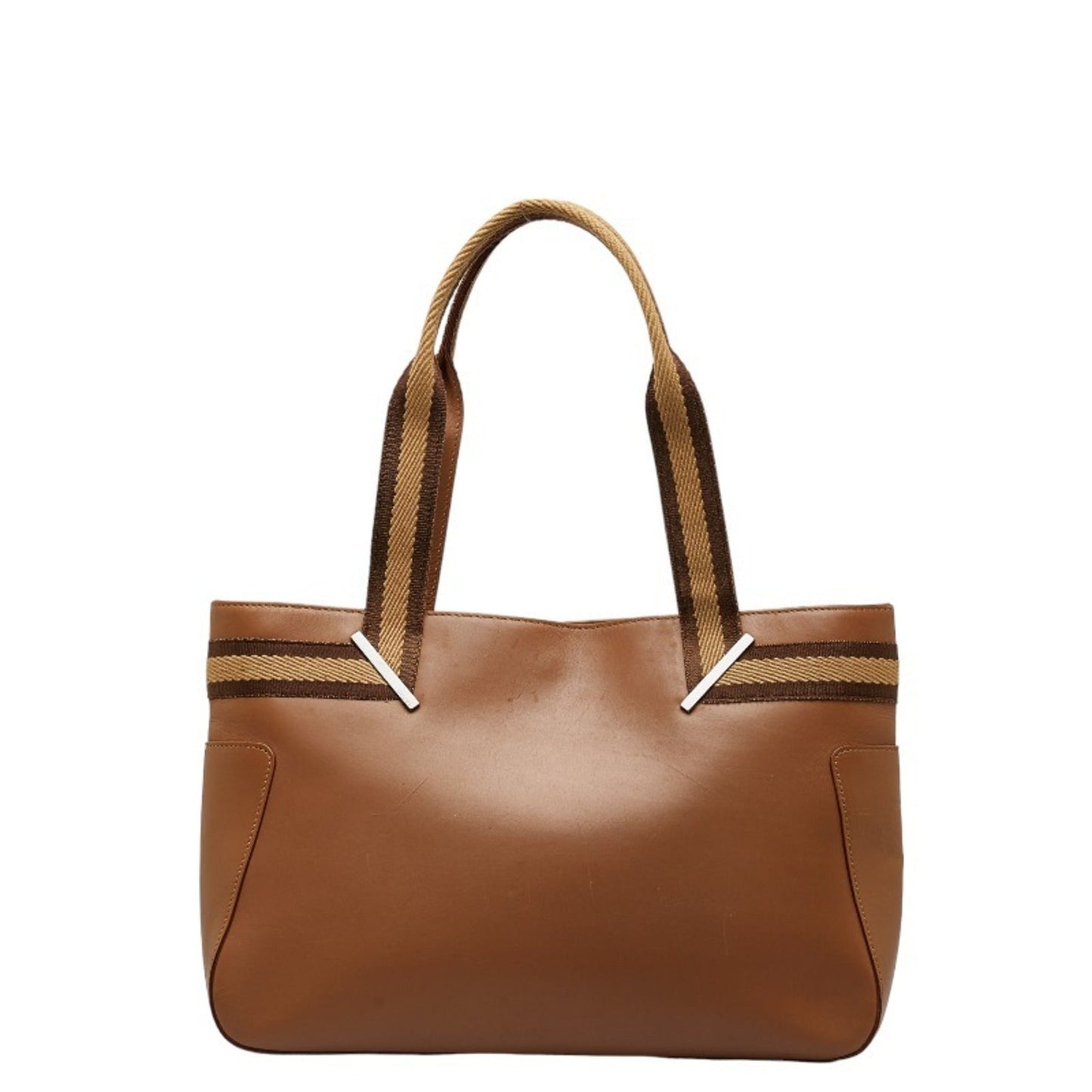 GUCCI handbag tote bag 002 1135 brown leather ladies