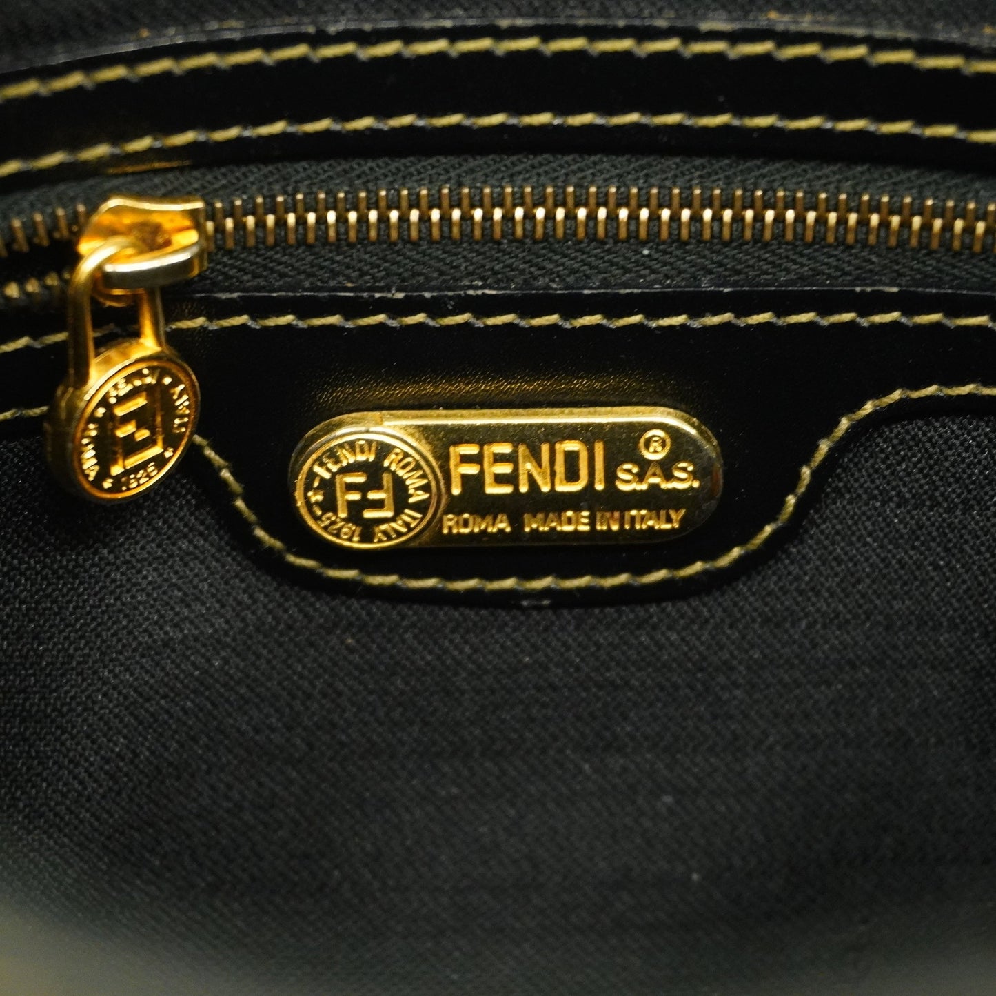 FENDI   Shoulder Bag Women's Leather,PVC Black,Brown