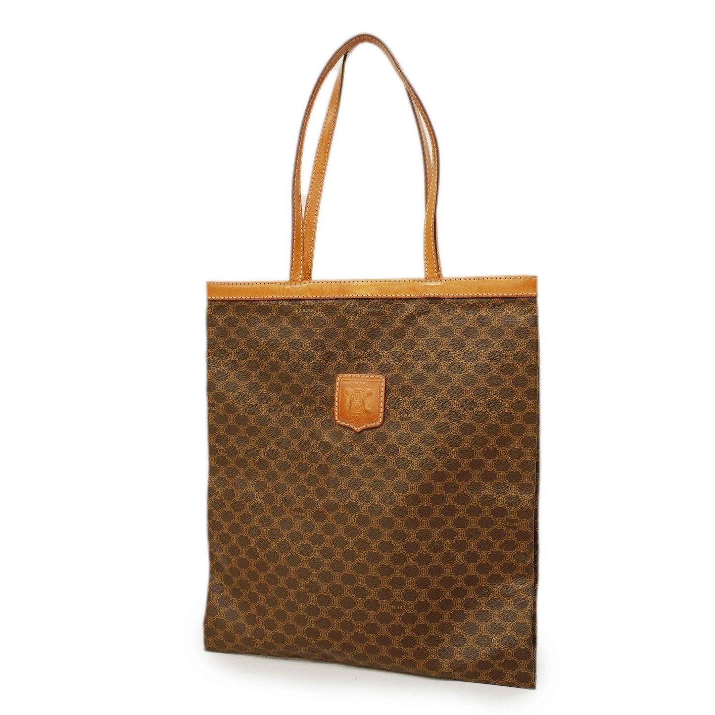 Celine  Macadam Tote Bag Women's PVC Tote Bag Brown