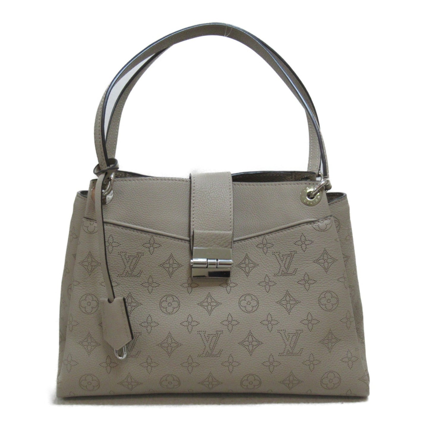 LOUIS VUITTON Setovurt tote bag Gray Galet Mahina leather M41791