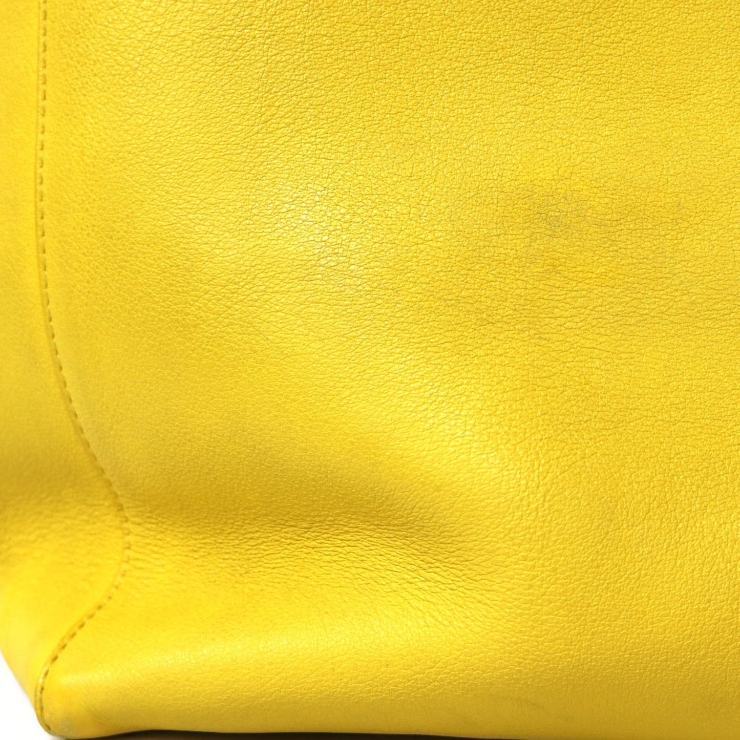 Celine Shoulder Bag Hippo Phantom Tote 2way Yellow Ladies