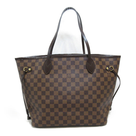 LOUIS VUITTON Neverfull MM Tote Bag Brown Damier PVC coated canvas N41603