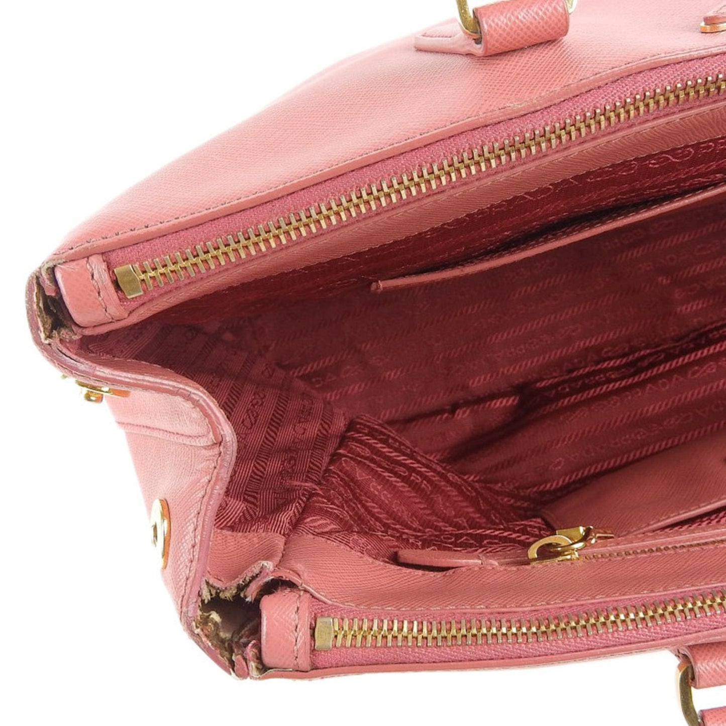 Prada handbag Saffiano pink series BN1786