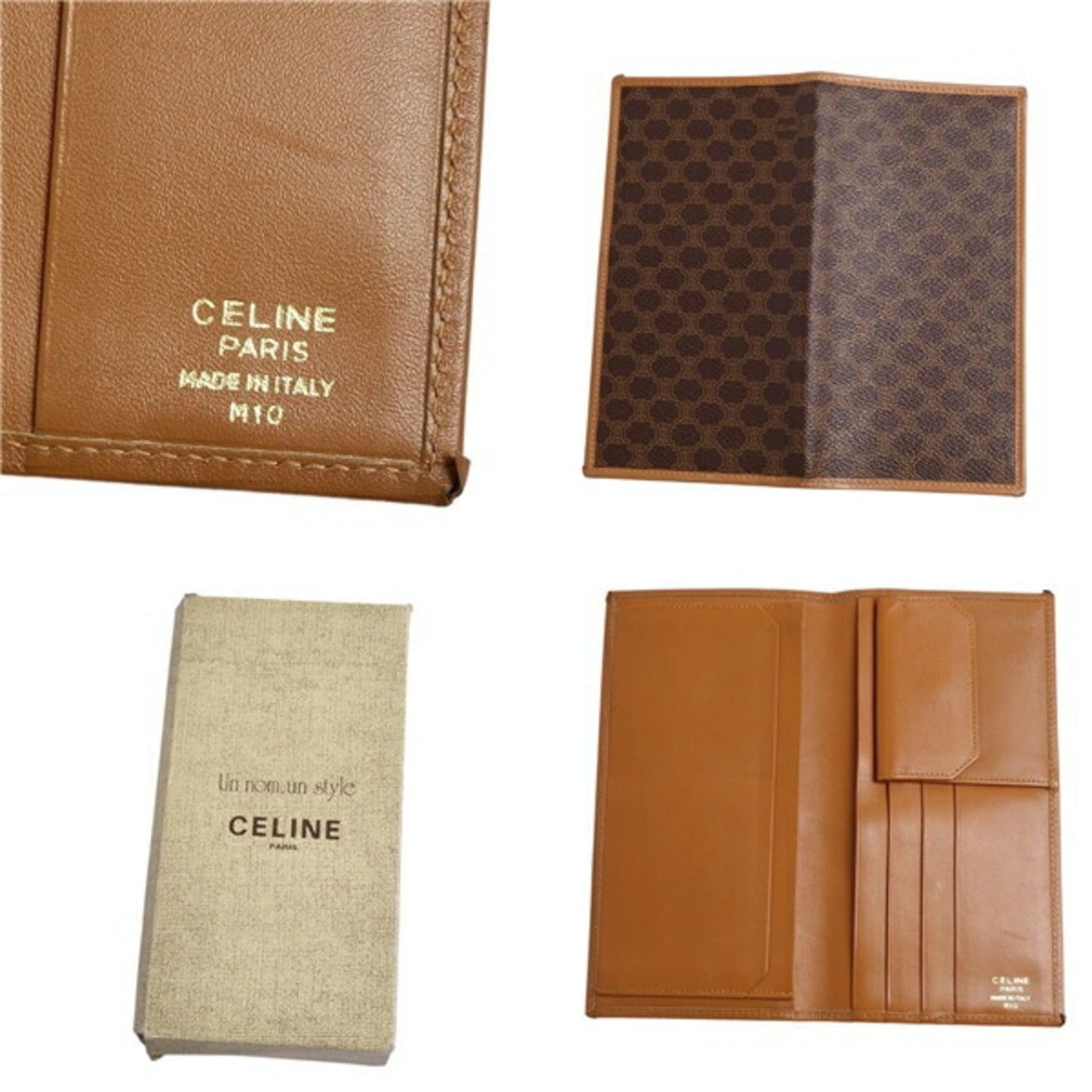 Celine Wallet Macadam Women's Brown