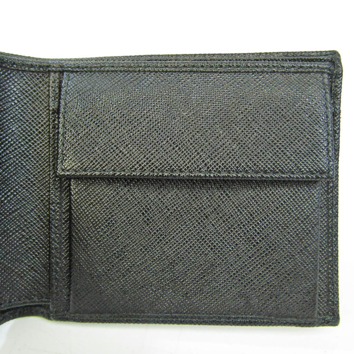 PRADA Saffiano 2MO738 Men's Leather Wallet [bi-fold] Black