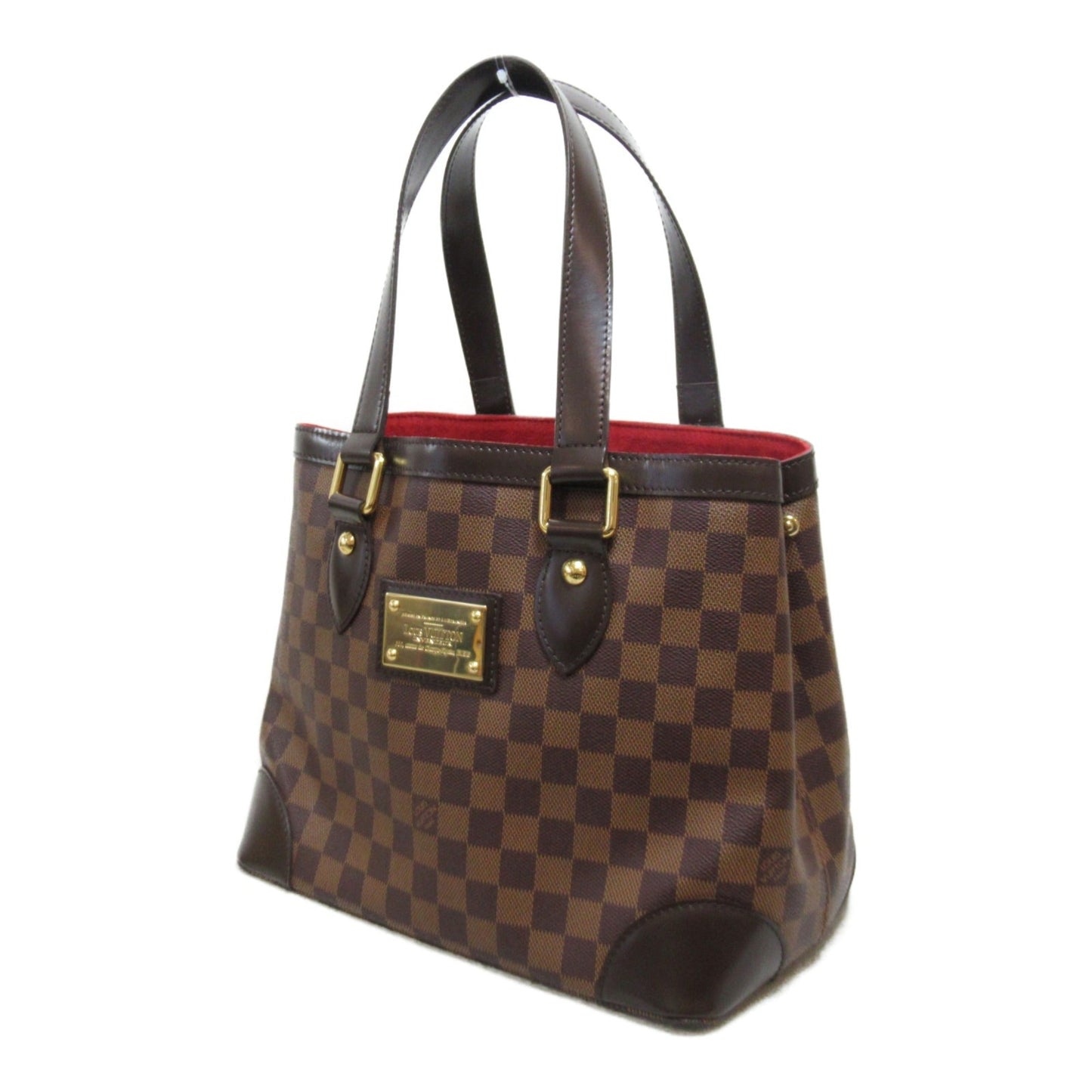 LOUIS VUITTON Hamstead PM Tote Bag Brown Ebene Damier PVC coated canvas N51205