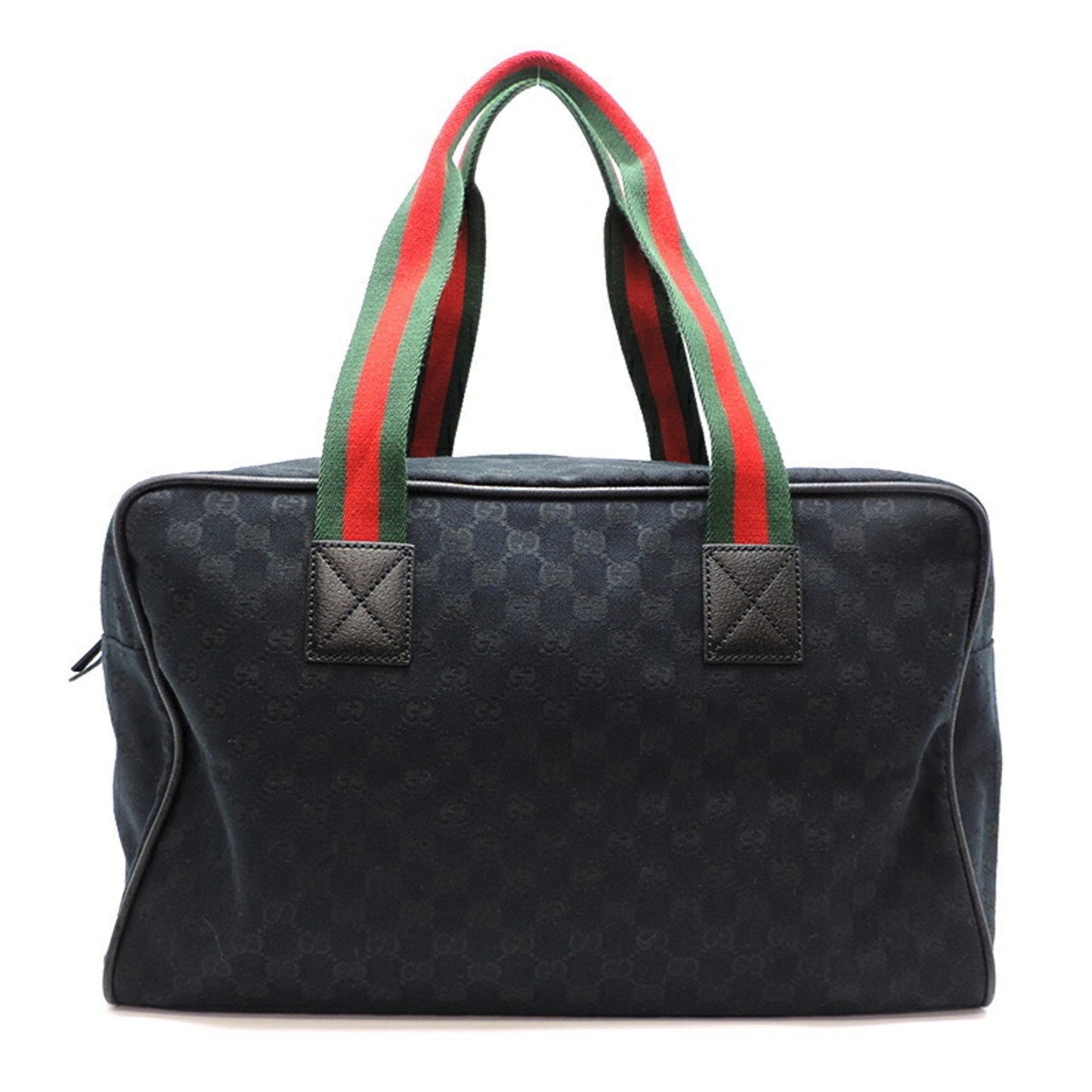 Gucci Women's and Men's Boston Bag 153240 GG Canvas Black