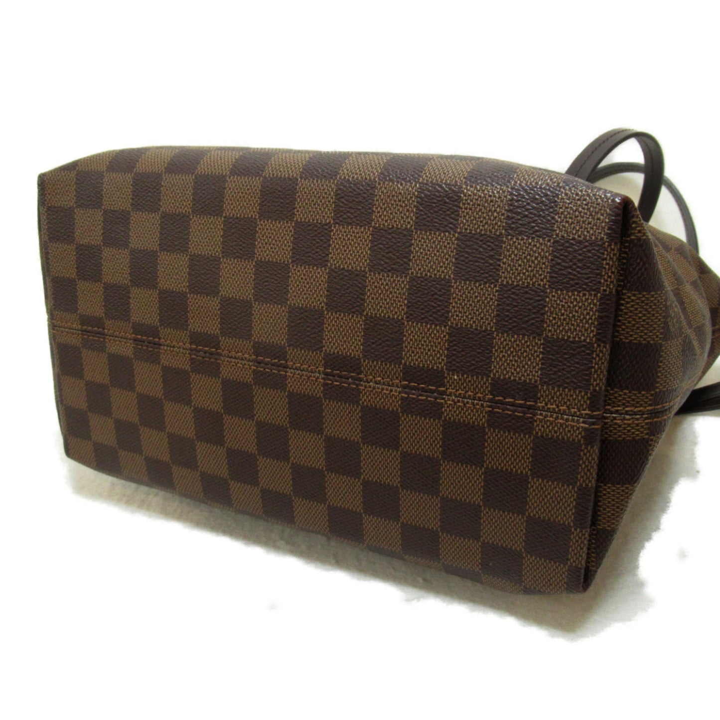 LOUIS VUITTON Jena PM Tote Bag Brown Ebene Damier PVC coated canvas N41012