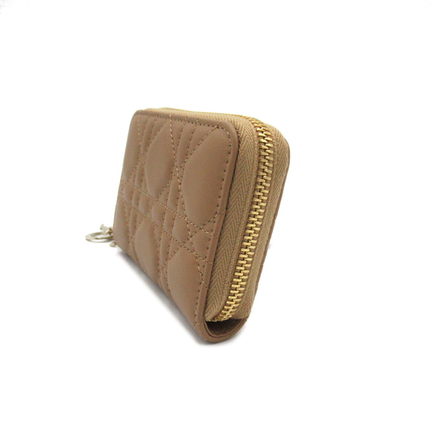 Dior lady dior medium wallet Beige Lambskin [sheep leather] S0985ONMJ53U