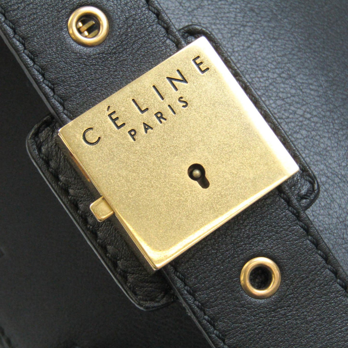 Celine Women's Leather Handbag Black