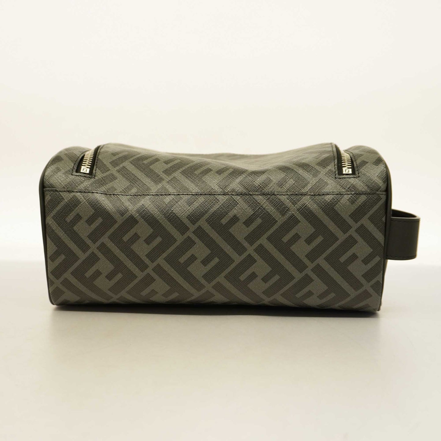 FENDI   Zucca Clutch Bag Men's Leather,PVC Black