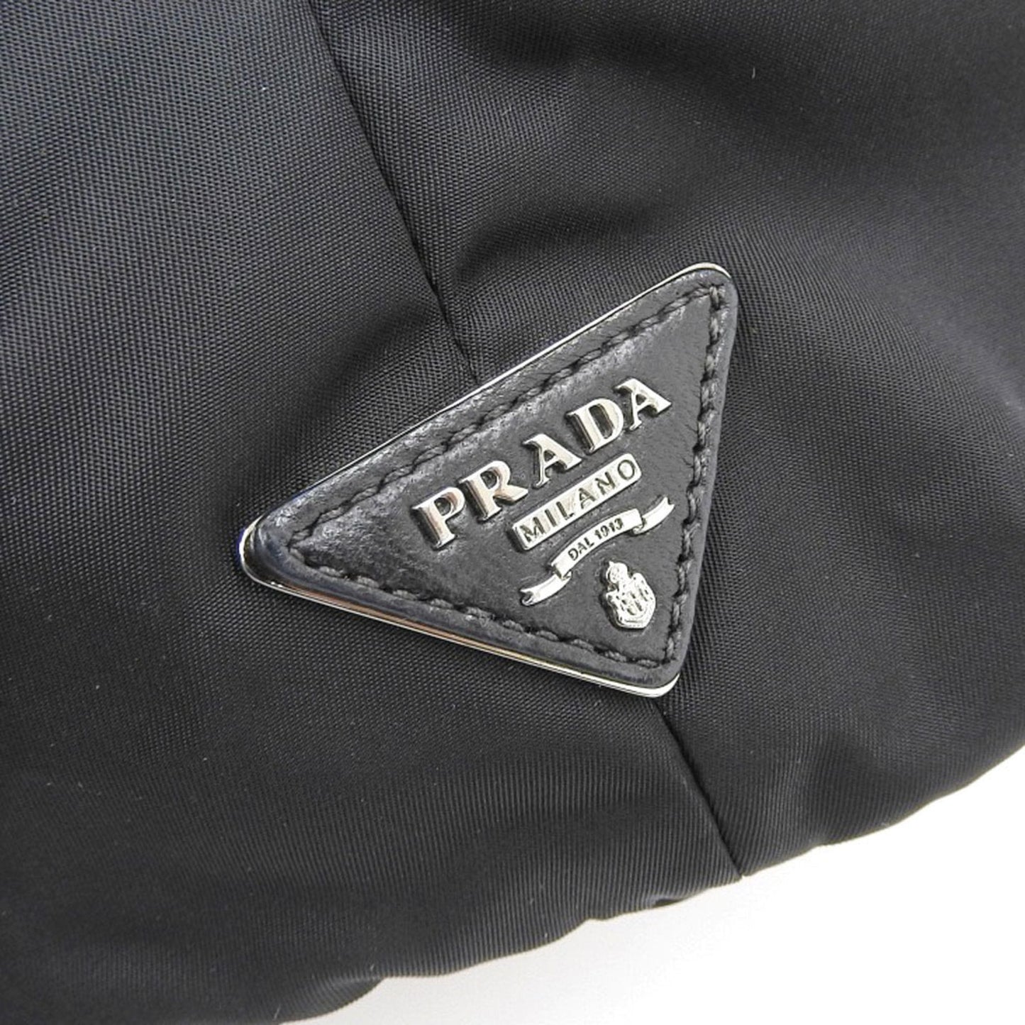 Prada reversible 2WAY bag nylon black navy BR4521