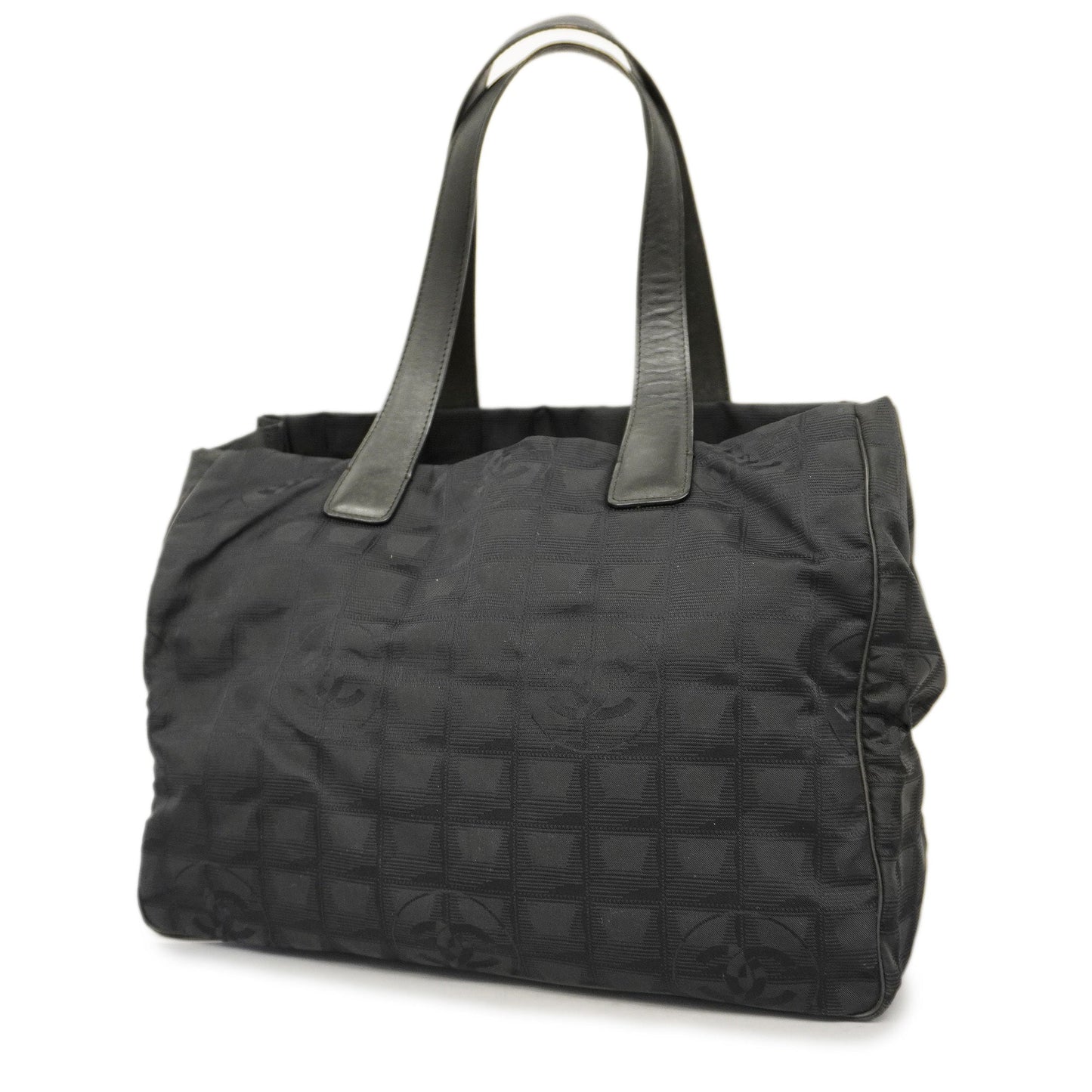 CHANEL  New Travel Line Women's Nylon Tote Bag Black