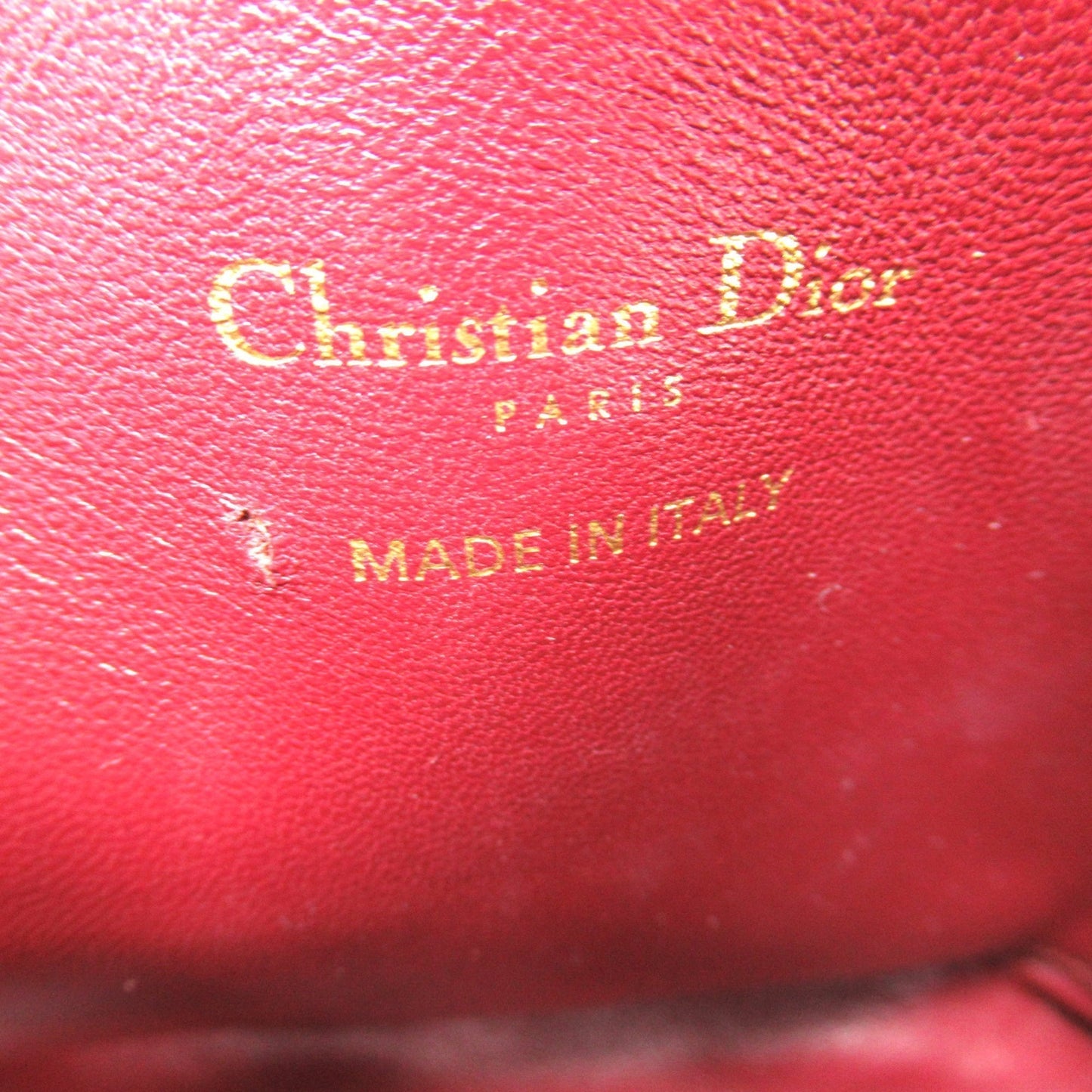 Dior Lily Classic Cannage Shoulder Bag Bordeaux system Lambskin [sheep leather] 01-BO-0176