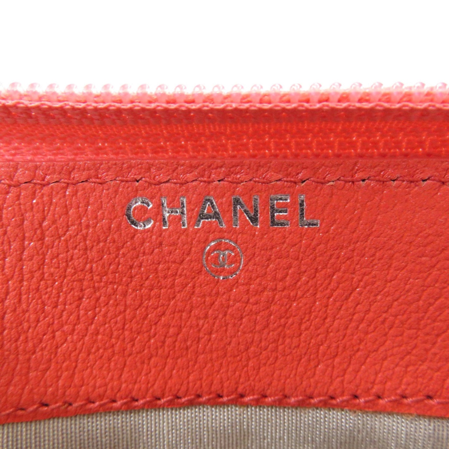 Chanel Coco Mark Long Wallet Calf Ladies CHANEL