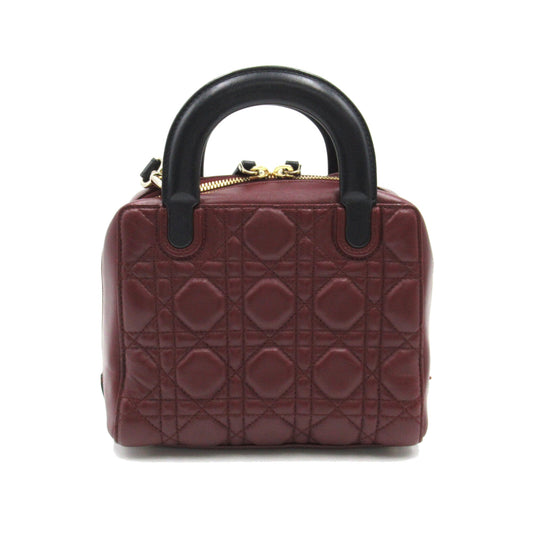 Dior Lily Classic Cannage Shoulder Bag Bordeaux system Lambskin [sheep leather] 01-BO-0176