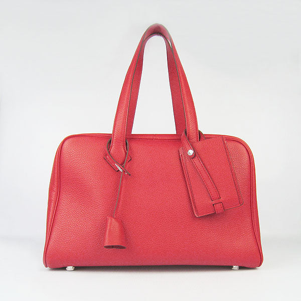 Hermes Togo leather handbag H2802 red