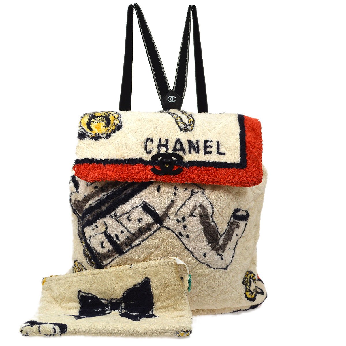 CHANEL 1994 Terry Cloth Backpack