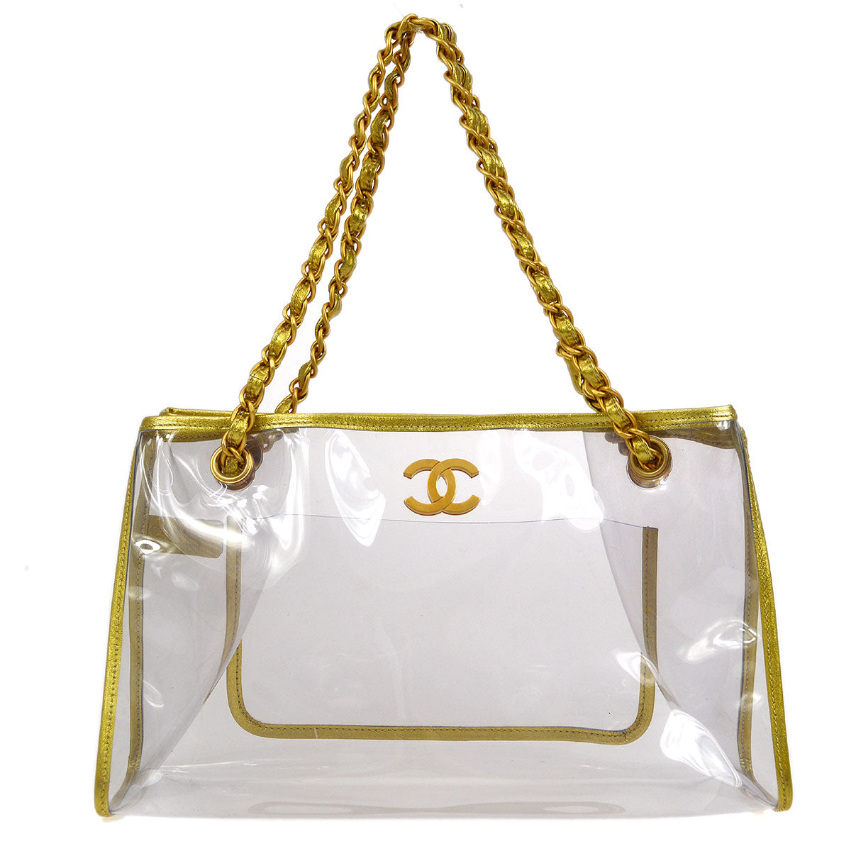 CHANEL 2006-2008 PVC Tote Bag