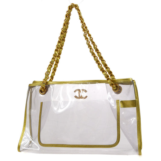 CHANEL 2006-2008 PVC Tote Bag