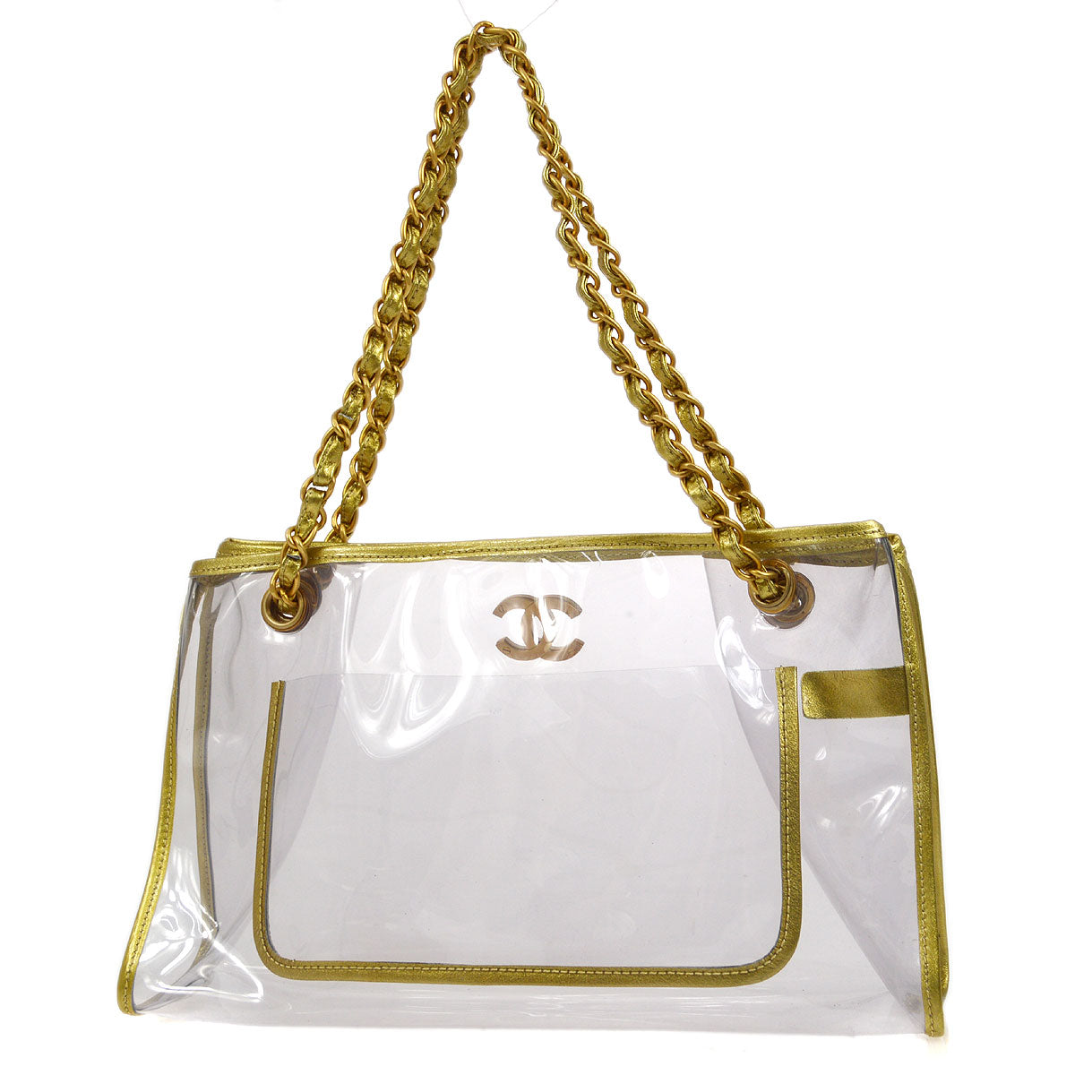 CHANEL 2006-2008 PVC Tote Bag 05346