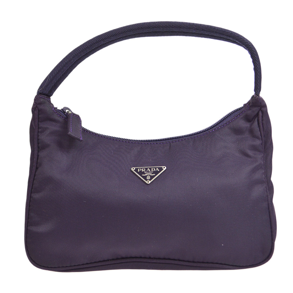 PRADA * 26 Hobo Bag Purple Nylon