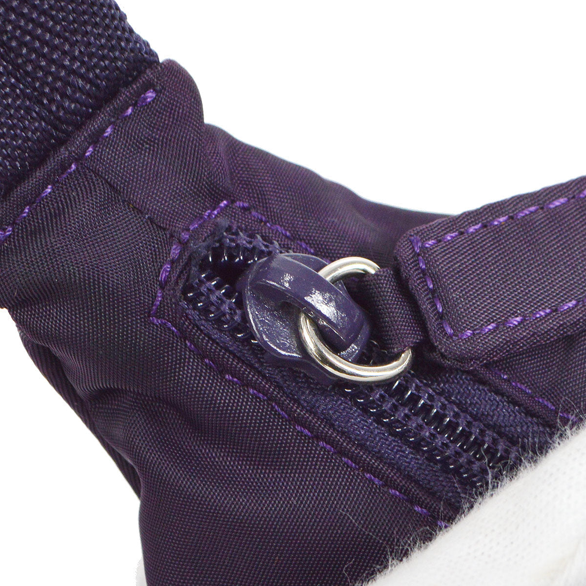 PRADA * 26 Hobo Bag Purple Nylon