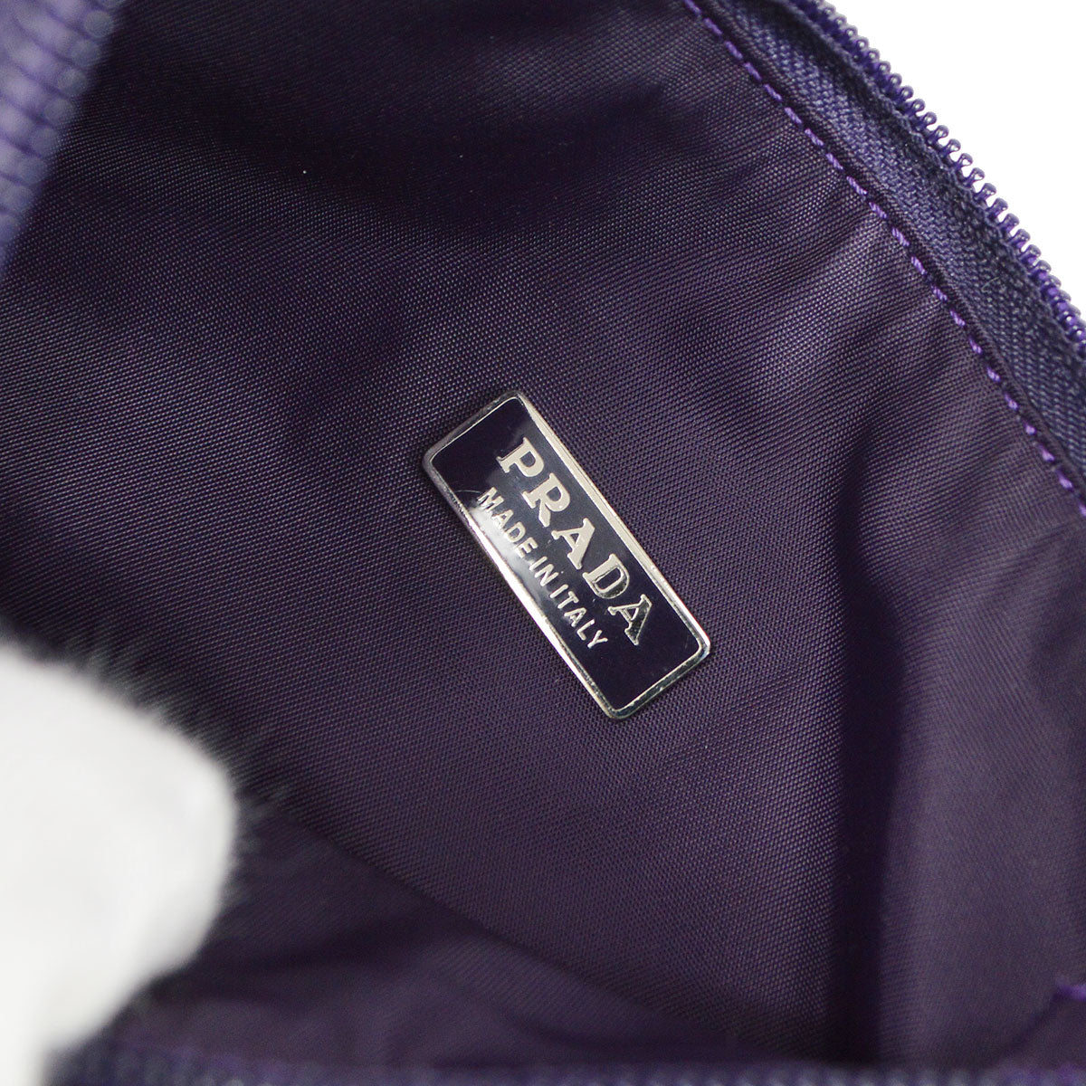 PRADA * 26 Hobo Bag Purple Nylon