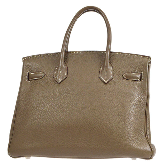 HERMES 2007 BIRKIN 30 Etoupe Clemence