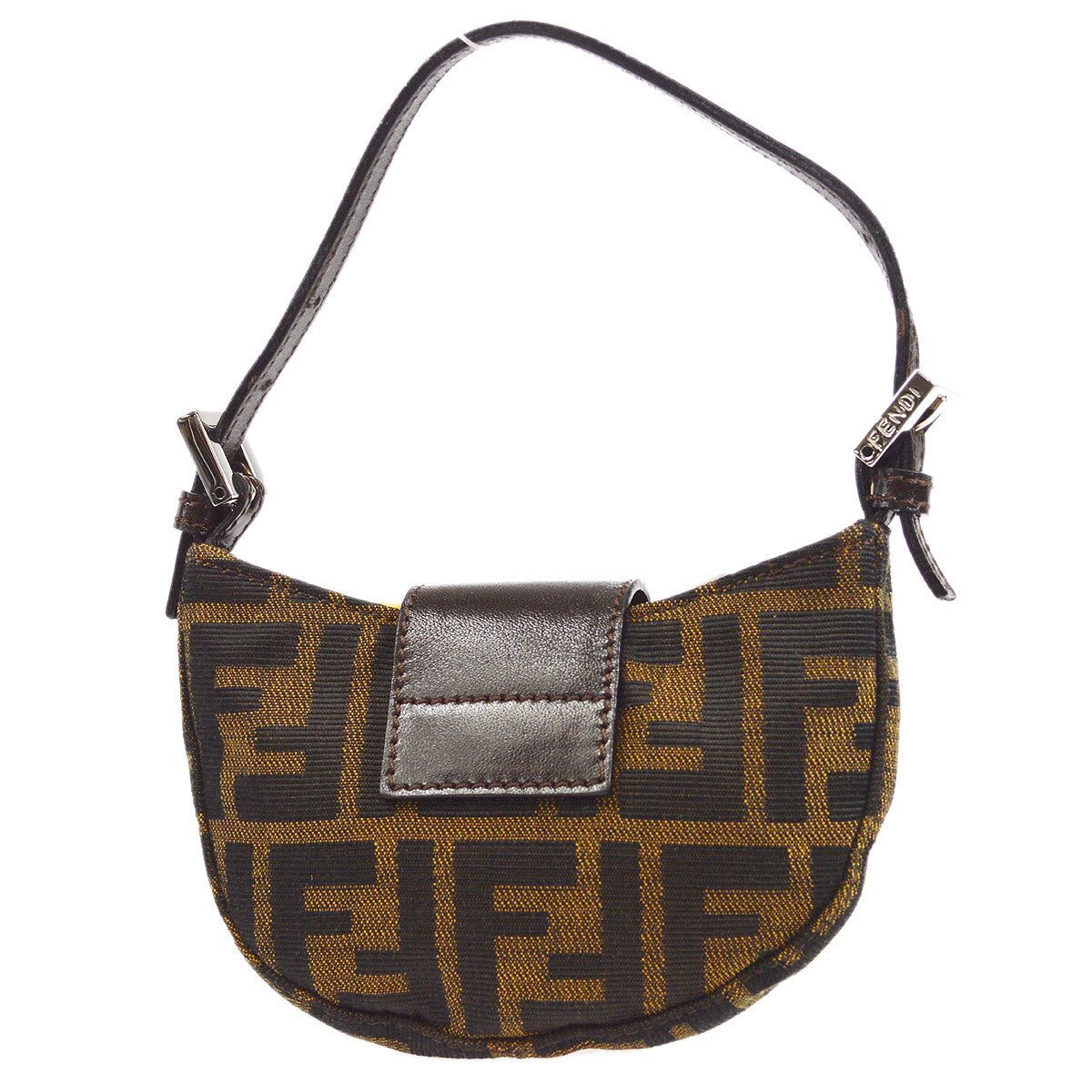 FENDI 1990s Zucca Handbag Micro 17853