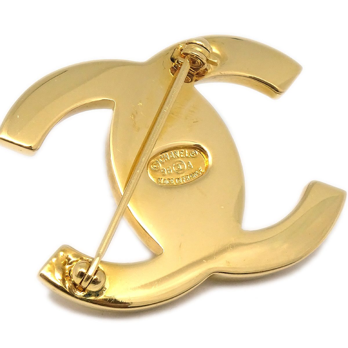 CHANEL★ 1996 CC Turnlock Brooch 96A 27307