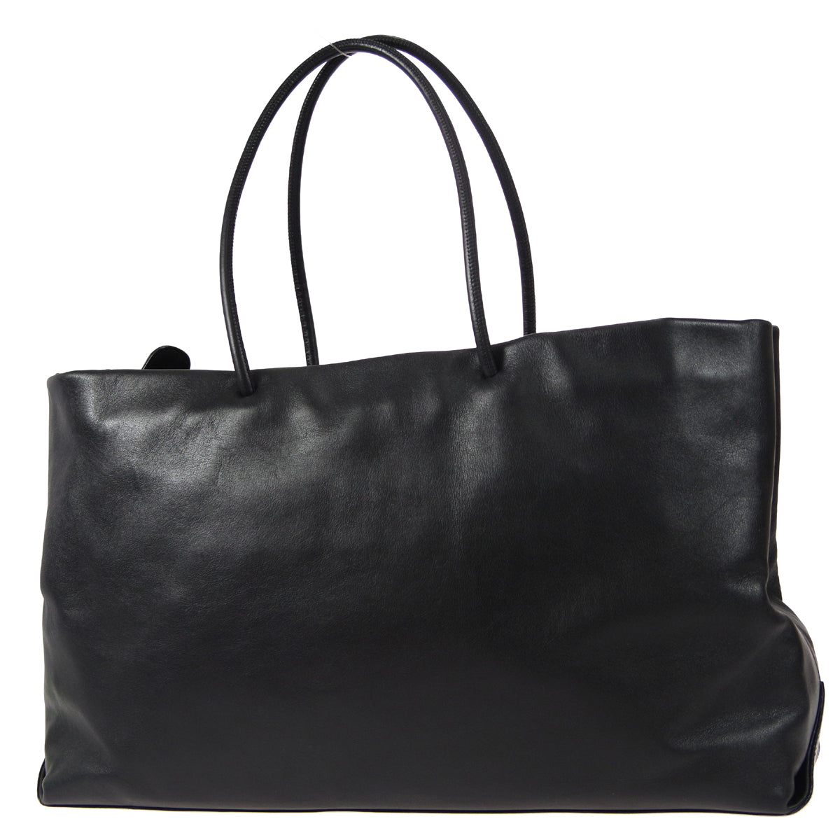 CHANEL 2008-2009 Essential Tote Black Calfskin 46519