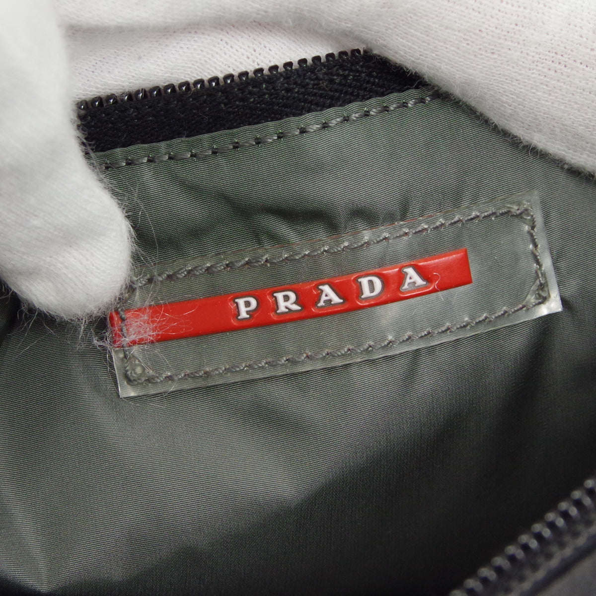 PRADA Sports Handbag Black Nylon