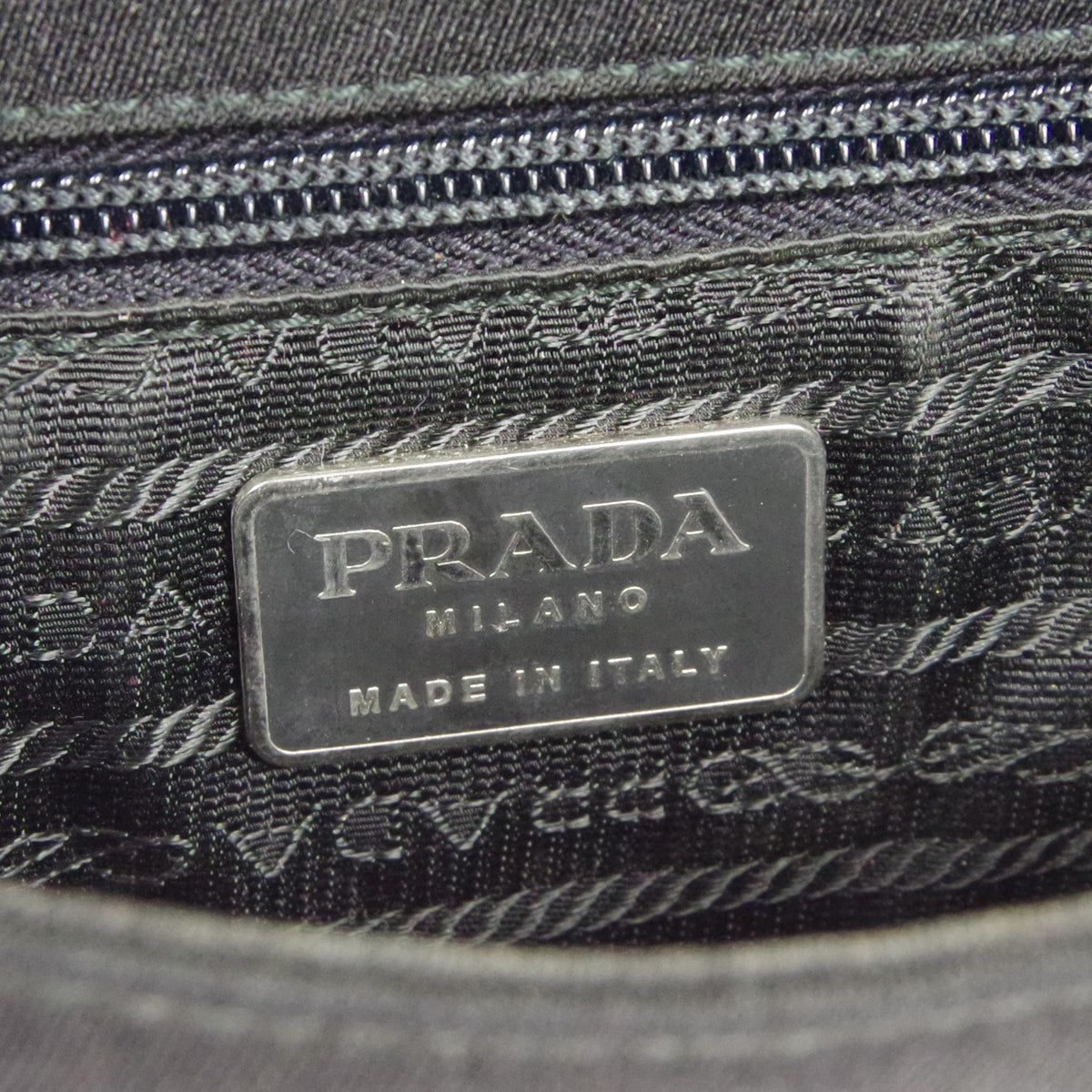 PRADA * Plastic Chain Shoulder Bag Black