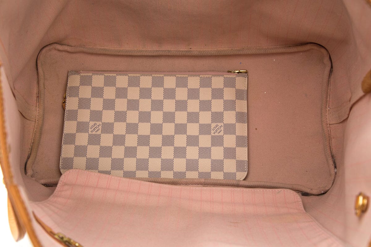 Louis Vuitton Monogram Neverfull GM Damier Azur Tote