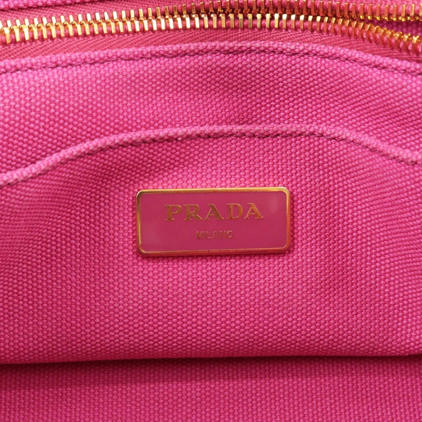 Prada Canapa Mini Canvas 2Way Bag Shoulder Bag Hand Bag Pink