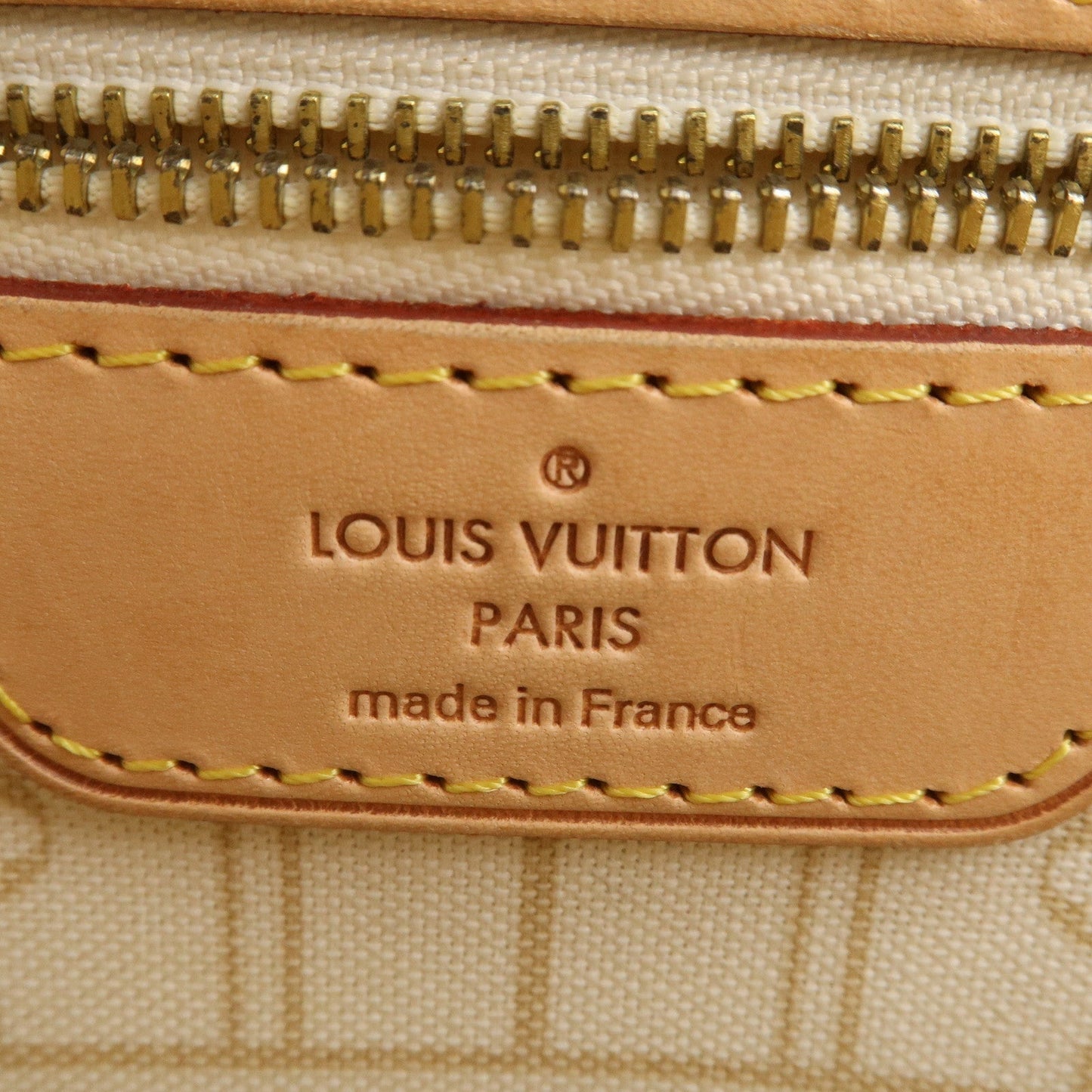 Louis Vuitton Damier Azur Neverfull MM Tote Bag N51107