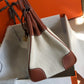 HM Birkin Bag Toile and Brown Barenia with Gold Hardware For Women, Handbags, Shoulder Bags 30cm/12in