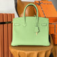 HM Birkin Nata Swift Green For Women Gold Toned Hardware 10in/25cm