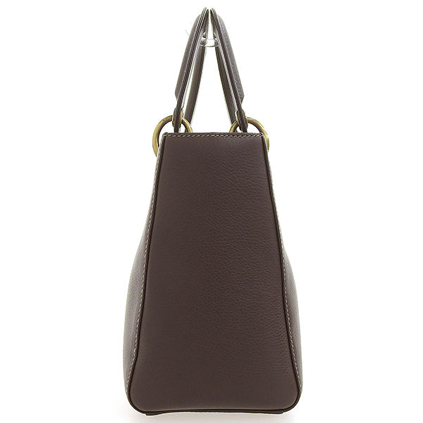 DIOR Lady  Top Handle Bag Brown