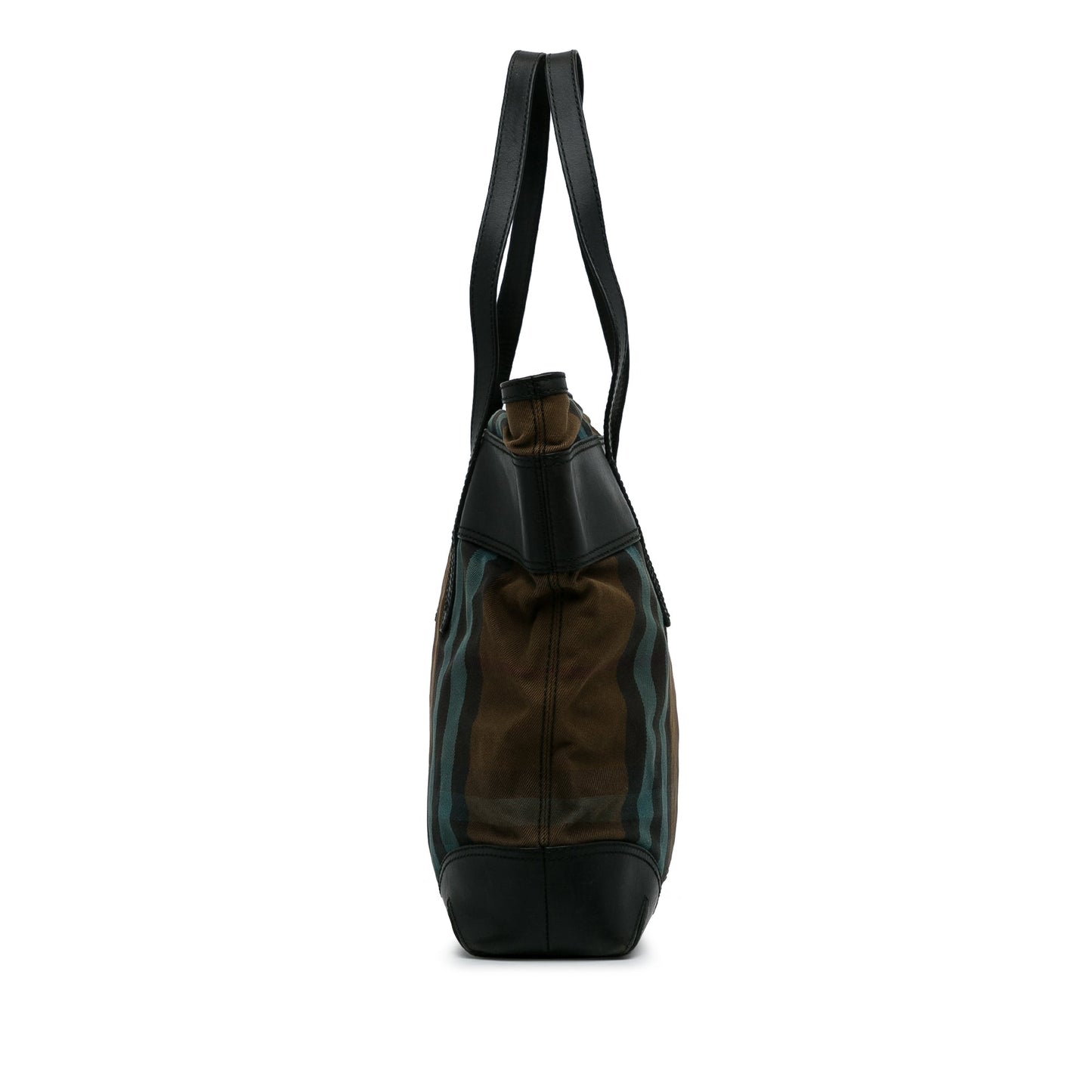 Brown BBR Plaid Canvas Tote Bag