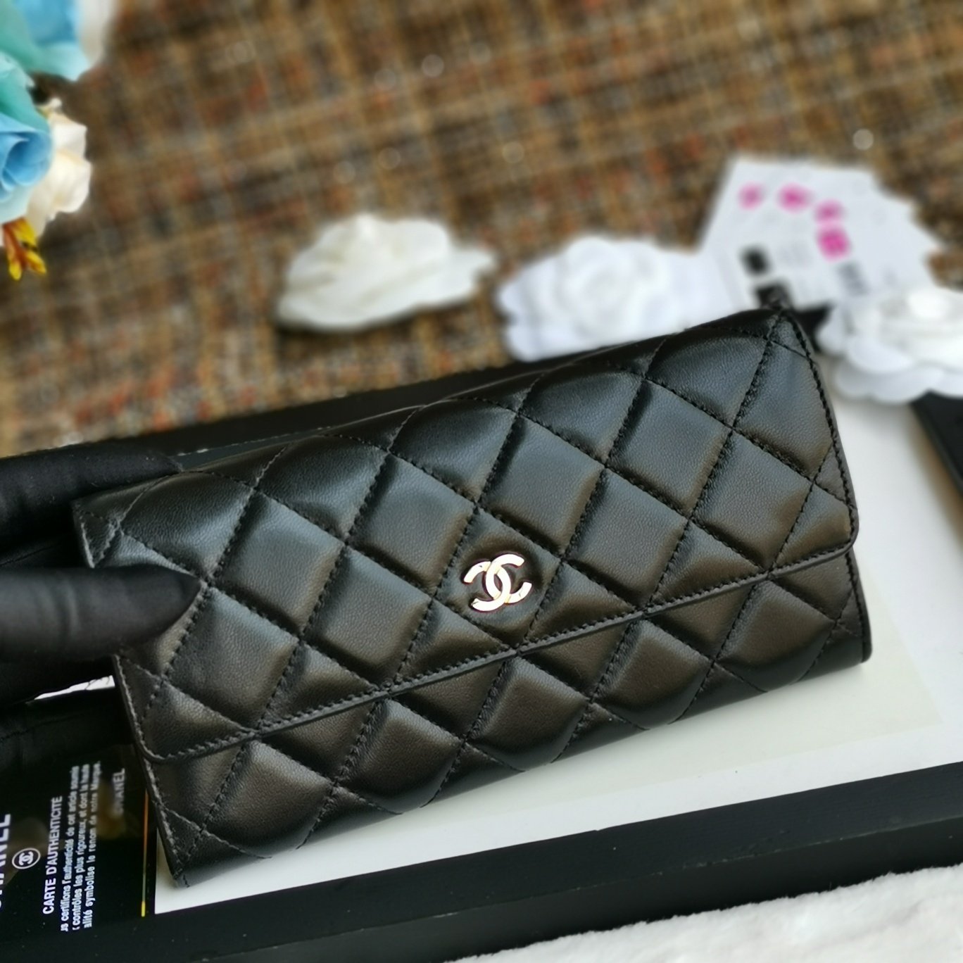 Chanel Classic long Flap Wallet